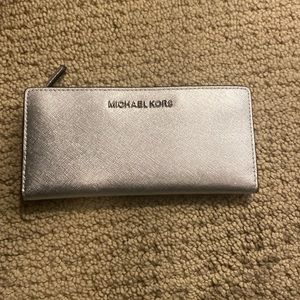 Silver Michael Kors wallet
